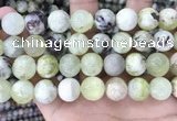 CSJ305 15.5 inches 14mm round serpentine new jade beads wholesale