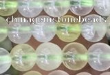 CSJ318 15.5 inches 4mm round serpentine new jade beads