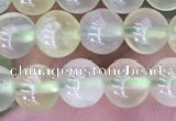 CSJ319 15.5 inches 6mm round serpentine new jade beads