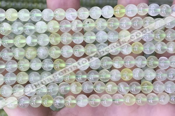 CSJ319 15.5 inches 6mm round serpentine new jade beads