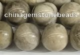 CSL153 15.5 inches 10mm round 

sliver leaf jasper beads wholesale