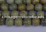 CSL201 15.5 inches 6mm round silver leaf jasper beads wholesale