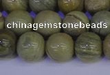 CSL204 15.5 inches 12mm round silver leaf jasper beads wholesale