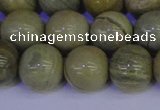 CSL205 15.5 inches 14mm round silver leaf jasper beads wholesale