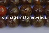 CSL224 15.5 inches 12mm round gold leaf jasper beads wholesale