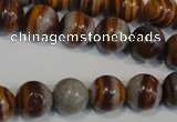 CSL83 15.5 inches 12mm round silver leaf jasper beads wholesale