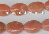 CSM35 15.5 inches 13*18mm oval salmon stone beads wholesale