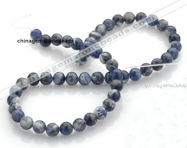 CSO01 16 inches 8mm round sodalite gemstone beads wholesale