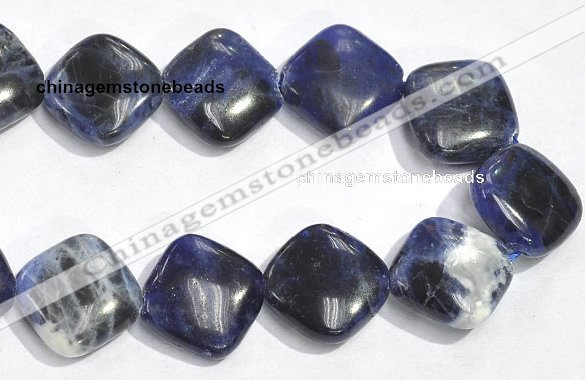 CSO04 15.5 inches 10mm rhombus A grade sodalite beads wholesale