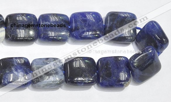 CSO06 15.5 inches 8mm square A grade sodalite beads wholesale