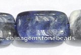 CSO07 A grade 15.5 inches 8*12mm rectangle sodalite beads