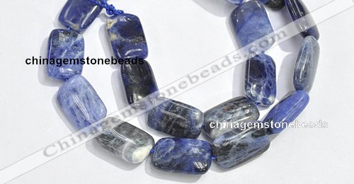 CSO07 A grade 15.5 inches 8*12mm rectangle sodalite beads