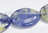 CSO11 15.5 inches 13*18mm oval A grade sodalite beads wholesale