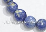 CSO17 6mm faceted round AB grade sodalite beads wholesale