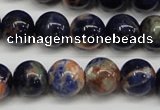 CSO262 15.5 inche 8mm round red sodalite gemstone beads wholesale