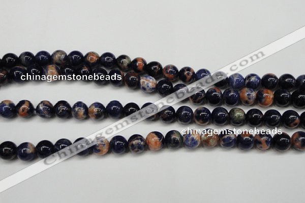 CSO262 15.5 inche 8mm round red sodalite gemstone beads wholesale