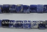 CSO351 15.5 inches 8*8mm cube natural sodalite gemstone beads