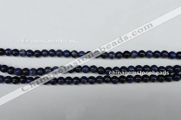 CSO401 15.5 inches 6mm round dyed sodalite gemstone beads