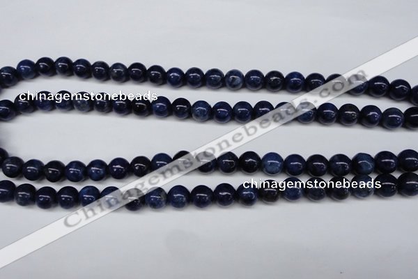 CSO402 15.5 inches 8mm round dyed sodalite gemstone beads