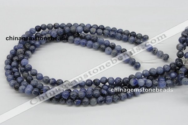 CSO41 15.5 inches 8mm round sodalite gemstone beads wholesale