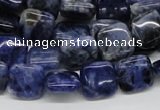 CSO43 15.5 inches 12*12mm square sodalite gemstone beads wholesale