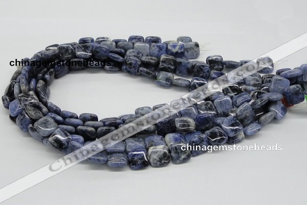 CSO44 15.5 inches 14*14mm square sodalite gemstone beads wholesale