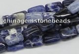 CSO45 15.5 inches 8*12mm rectangle sodalite gemstone beads wholesale