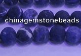 CSO454 15.5 inches 6mm round matte sodalite gemstone beads