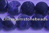 CSO457 15.5 inches 12mm round matte sodalite gemstone beads