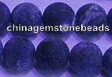 CSO459 15.5 inches 16mm round matte sodalite gemstone beads