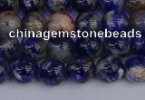 CSO512 15.5 inches 8mm round orange sodalite beads wholesale