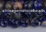 CSO513 15.5 inches 10mm round orange sodalite beads wholesale