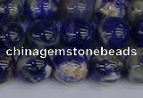 CSO514 15.5 inches 12mm round orange sodalite beads wholesale