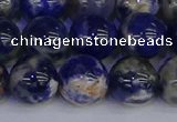 CSO515 15.5 inches 14mm round orange sodalite beads wholesale