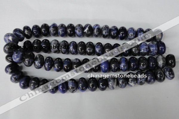 CSO53 15.5 inches 12*18mm rondelle sodalite gemstone beads