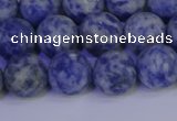 CSO533 15.5 inches 10mm round matte African sodalite beads wholesale