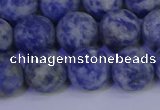 CSO534 15.5 inches 12mm round matte African sodalite beads wholesale