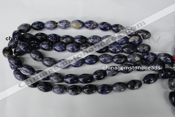 CSO54 15.5 inches 13*18mm rice sodalite gemstone beads