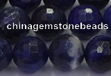 CSO605 15.5 inches 14mm faceted round sodalite gemstone beads