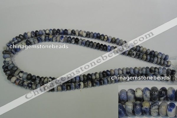 CSO62 15.5 inches 5*8mm rondelle sodalite gemstone beads wholesale