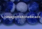 CSO625 15.5 inches 14mm faceted round AB grade sodalite beads