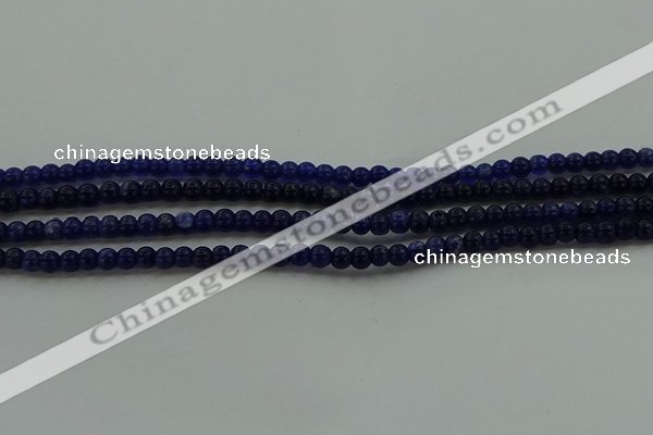 CSO630 15.5 inches 3mm round sodalite gemstone beads wholesale