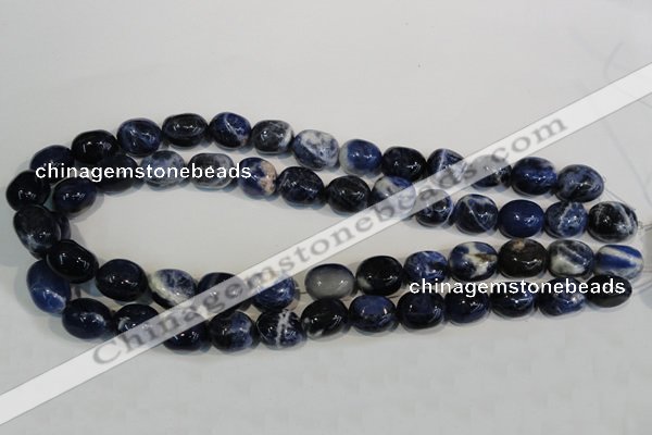 CSO64 15.5 inches 11*15mm nuggets sodalite gemstone beads wholesale