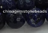 CSO648 15.5 inches 18mm faceted round sodalite gemstone beads