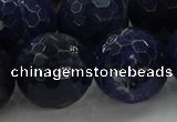 CSO649 15.5 inches 20mm faceted round sodalite gemstone beads