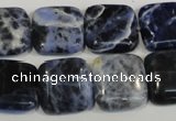 CSO65 15.5 inches 16*16mm square sodalite gemstone beads wholesale