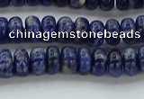 CSO651 15.5 inches 4*6mm rondelle sodalite gemstone beads