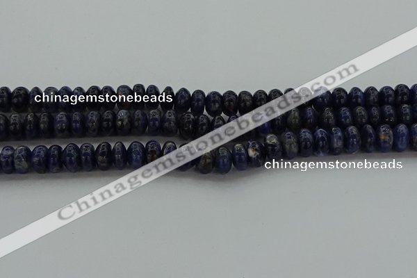 CSO653 15.5 inches 6*10mm rondelle sodalite gemstone beads