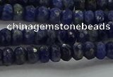 CSO661 15.5 inches 4*6mm faceted rondelle sodalite gemstone beads