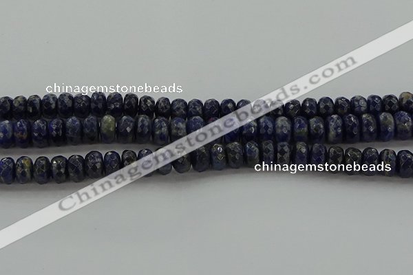 CSO663 15.5 inches 6*10mm faceted rondelle sodalite gemstone beads